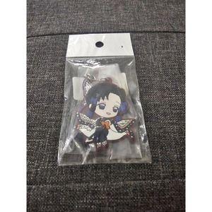 Shinobu Kocho Demon Slayer Kimetsu no Yaiba Rubber Strap Charm Keychain Anime
